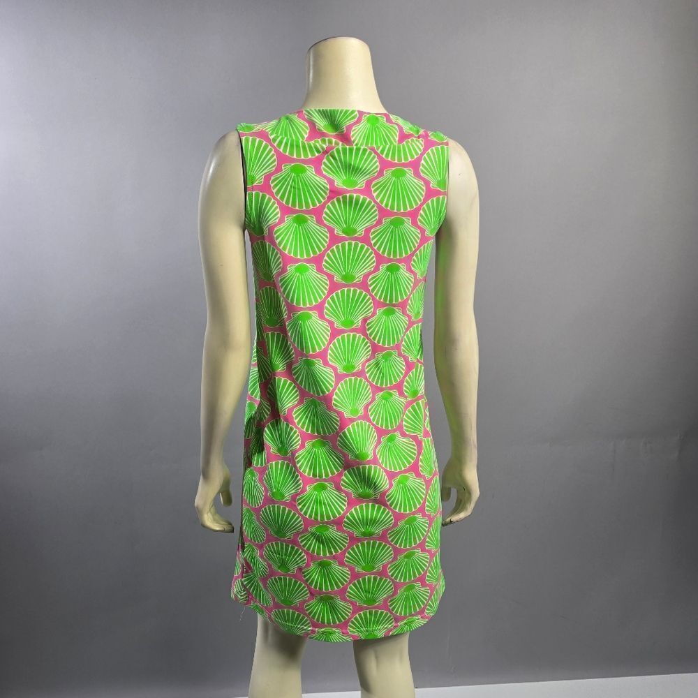 Sailor Small Green and Pink Shell Pattern Dress R8 - Picture 3 of 4